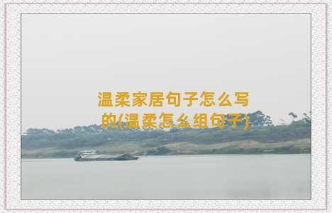 温柔家居句子怎么写的(温柔怎么组句子)